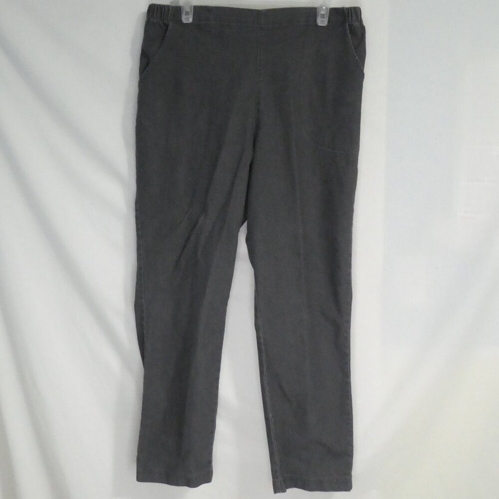 CROFT & BARROW - Stretch | large, short - petites | Grey Denim Joggers | NWOT